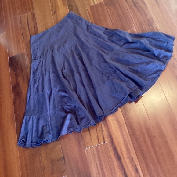 Vintage Necessary Objects dark brown prairie skirt - Picture 4 of 5